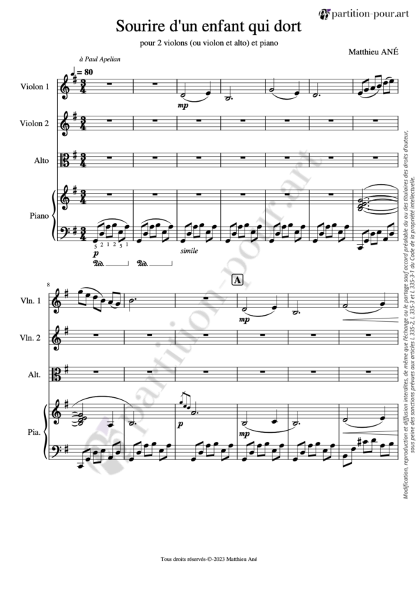 PP36462 - Ané M - Sourire d'un enfant qui dort - 2 violons & piano -conducteur1