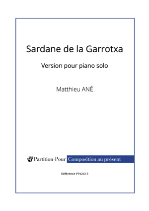 PP42613 - Ané M - Sardane de la Garrotxa - piano solo -présentation