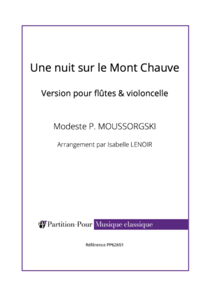 PP62651 - Moussorgski MP - Une nuit sur le Mont Chauve - flûtes & violoncelle -présentation