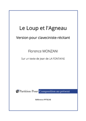 PP78248 - Monzani F - Le Loup et l'Agneau - claveciniste-récitant -présentation