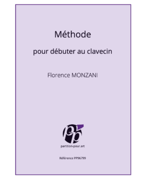 PP96799 - Monzani F - Méthode pour débuter au clavecin -présentation