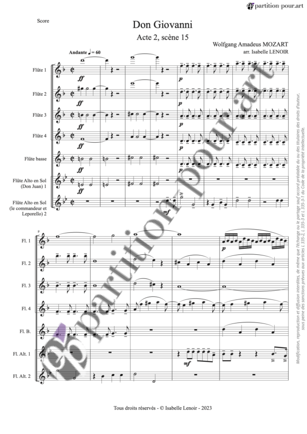 PP249852 - Mozart WA - Don Giovanni - Acte 2 scène 15 - flûtes -conducteur1