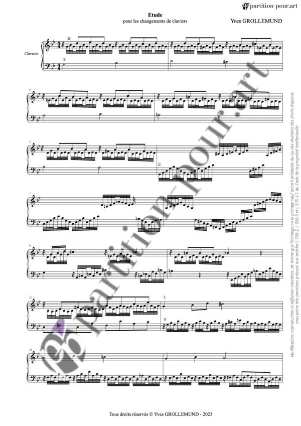 PP267164 - Grollemund Y - Etude pour les changements de claviers - clavecin -conducteur1