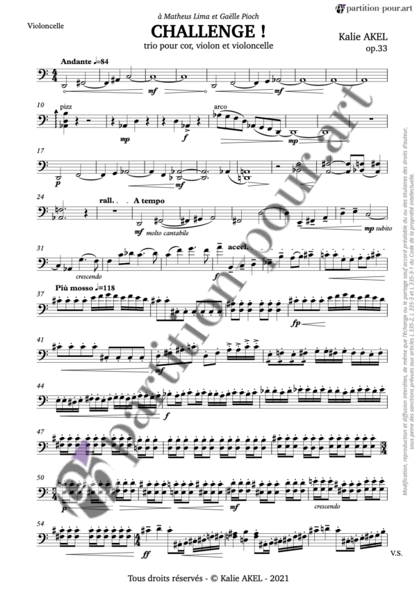 PP305404 - Akel K - Challenge ! op.33 - cor violon violoncelle -violoncelle1