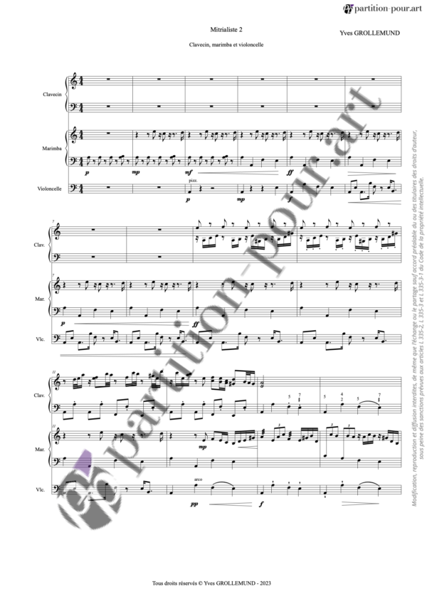 PP317709 - Grollemund Y - Mitrialiste 2 - clavecin marimba violoncelle -conducteur1