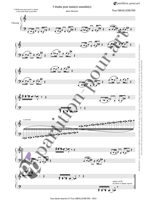 PP603930 - Grollemund Y - Etudes pour main(s) esseulée(s) - clavecin solo -conducteur1