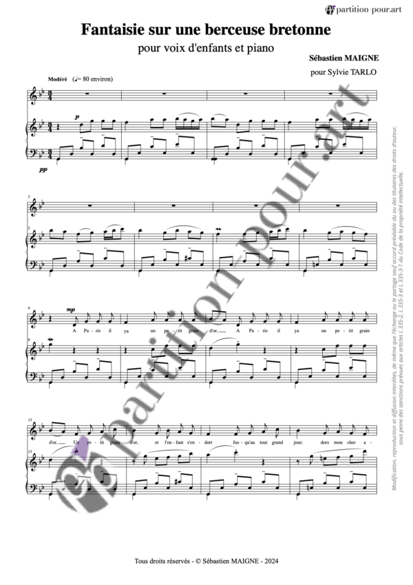 PP614902 - Maigne S - Fantaisie sur une berceuse bretonne - chant & piano -conducteur1