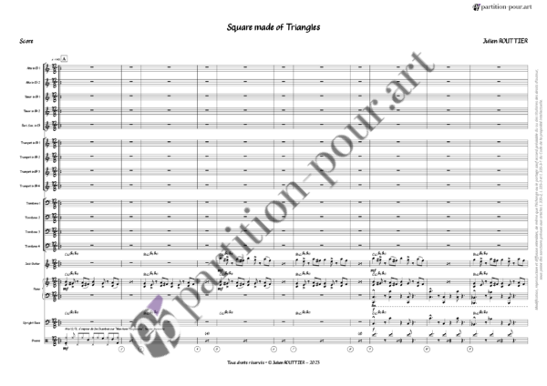 PP666428 - Routtier J - Square made of Triangles - Big Band -conducteur1