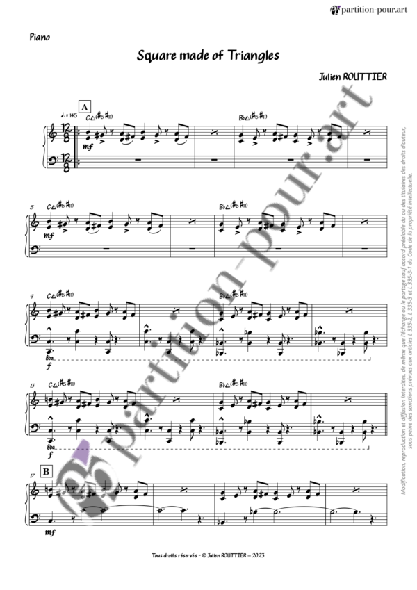 PP666428 - Routtier J - Square made of Triangles - Big Band -piano1