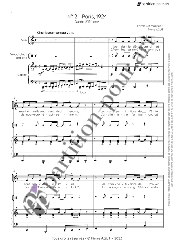 PP951480 - Agut P - Chantons les jeux - chœur d'enfants & piano -conducteur2