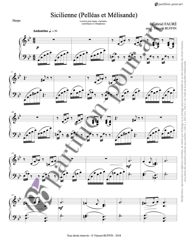 PP1004605 - Fauré G - Sicilienne - clarinette vibraphone harpe contrebasseRé -harpe1